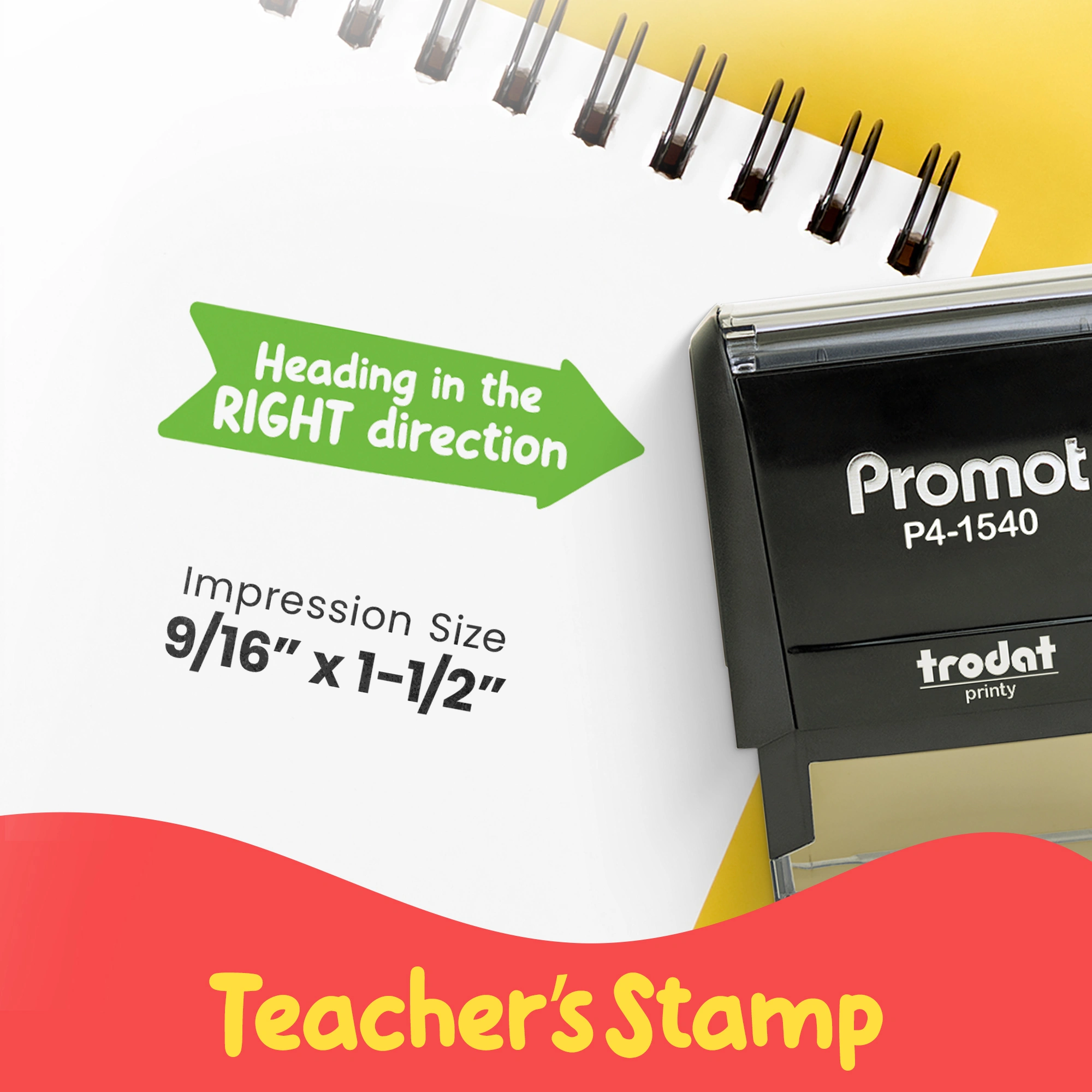 Heading in The Right Direction - Teacher Stamp